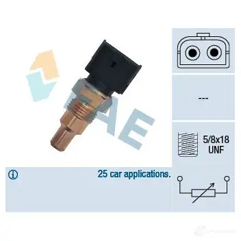 Датчик температуры охлаждающей жидкости FAE IZX19K E 8435050603789 32400 1989436