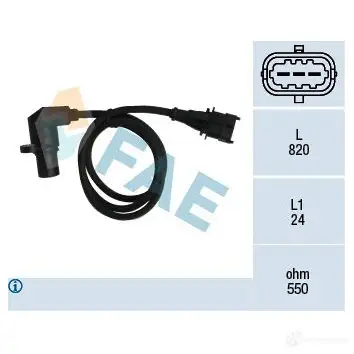 Датчик коленвала, импульсов FAE 1992046 IJ U7Q 8435050626306 79041 изображение 0