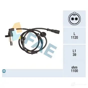 Датчик АБС FAE 78197 8435050646649 VV6MQ LV 1991868 изображение 0
