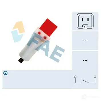 Датчик стоп-сигнала FAE 8435050632314 24884 1989296 H1 RW4AO
