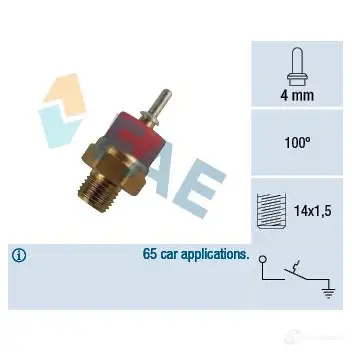 Датчик температуры охлаждающей жидкости FAE CPB E326 1989851 35770 8435050605431 изображение 0