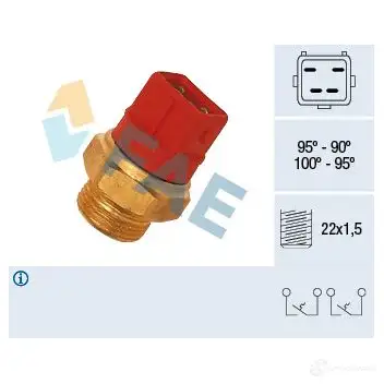 Датчик вентилятора радиатора FAE 37960 O FM21J9 8435050606605 1990019