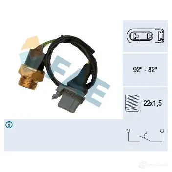 Датчик вентилятора радиатора FAE 1989975 37510 8435050606179 3 8X5SD5 изображение 0