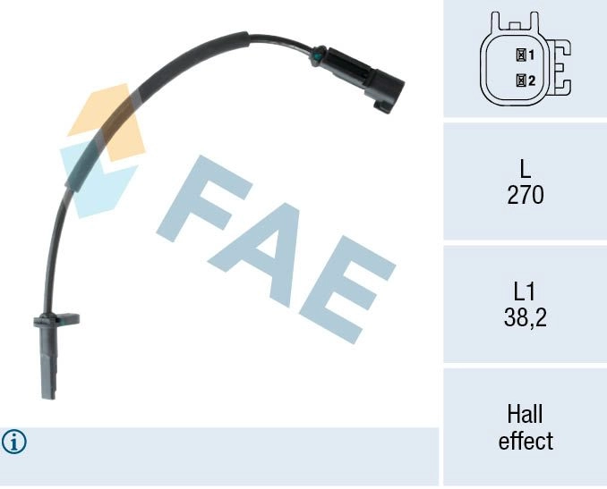 Датчик АБС FAE 1440291570 VXU KY 78556