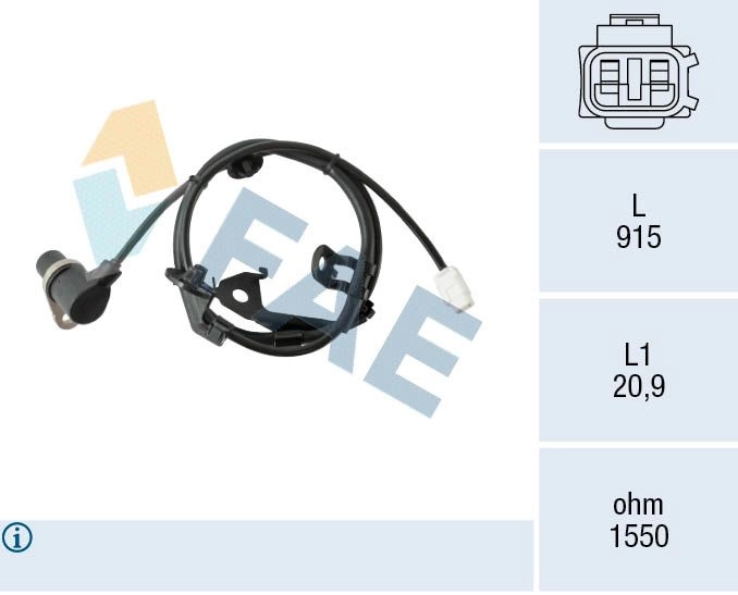 Датчик АБС FAE 1440291572 78558 UFFG 0J
