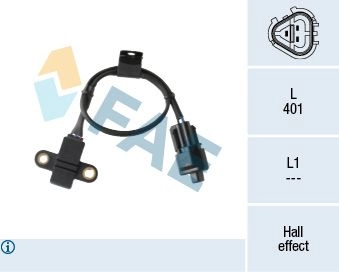 Датчик коленвала, импульсов FAE U H5UWJ 1440291608 79512 изображение 0