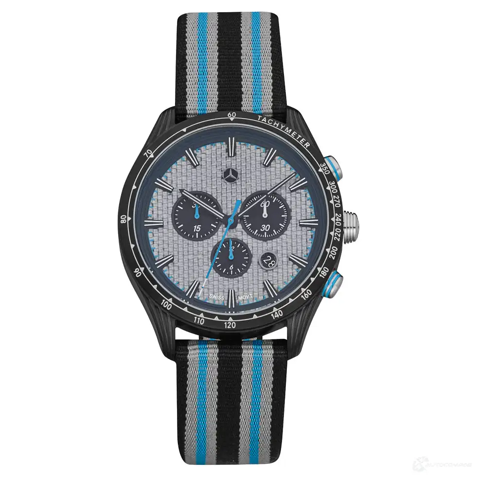 Часы-хронограф мужские motorsport chrono silver MERCEDES-BENZ 1436772050 W UUGLWD WKV2MM B67995428 - Изображение 1