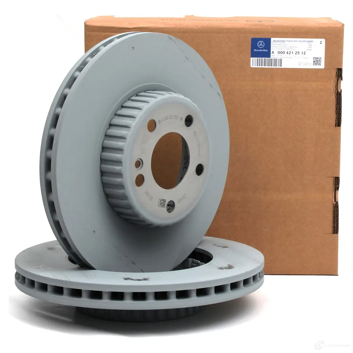 Тормозной диск MERCEDES-BENZ 000 421 25 12 VX7 5A 21978688 - Изображение 1