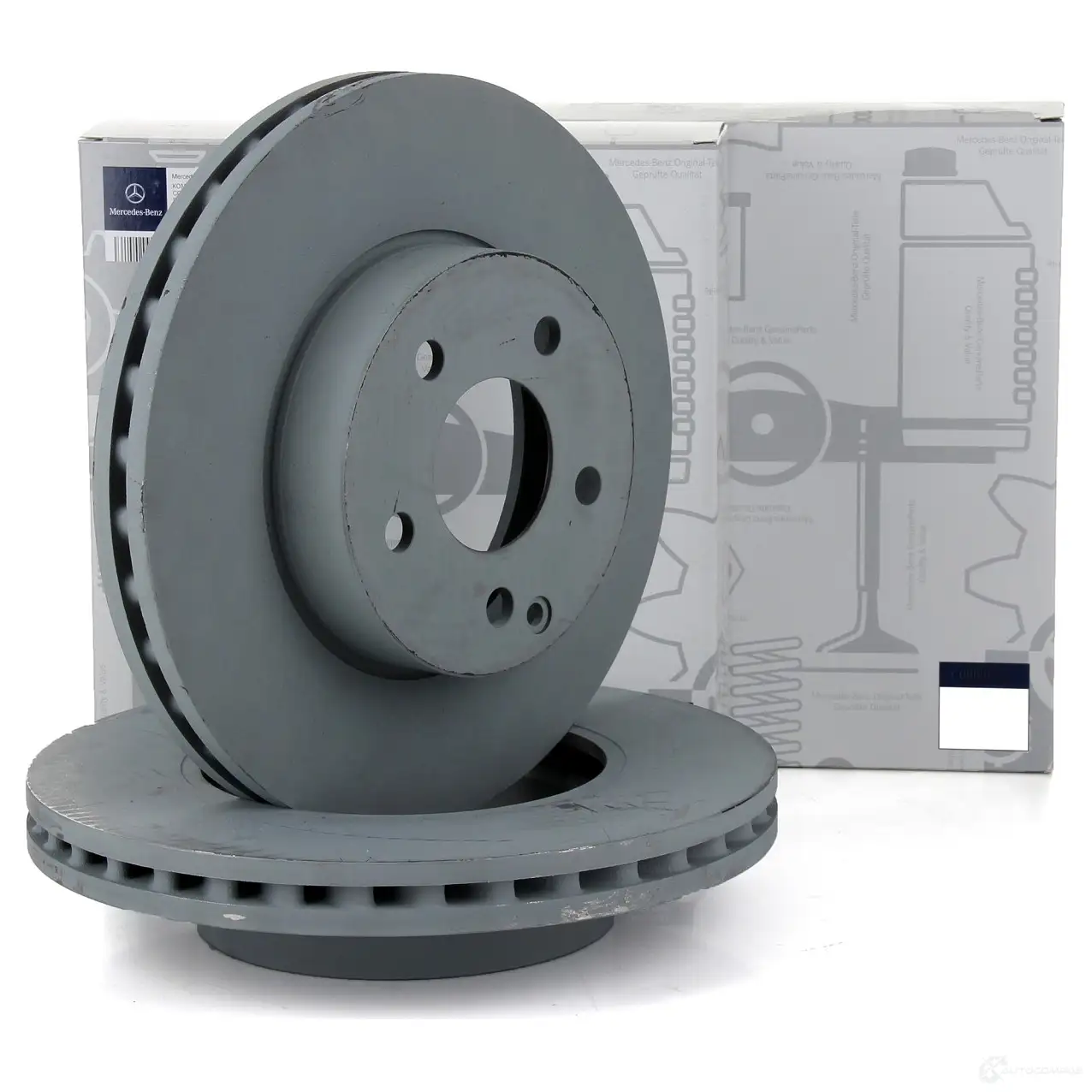 Тормозной диск передний (288x25) MERCEDES-BENZ A 000 421 19 12 07 32142455 ZF WBD - Изображение 1