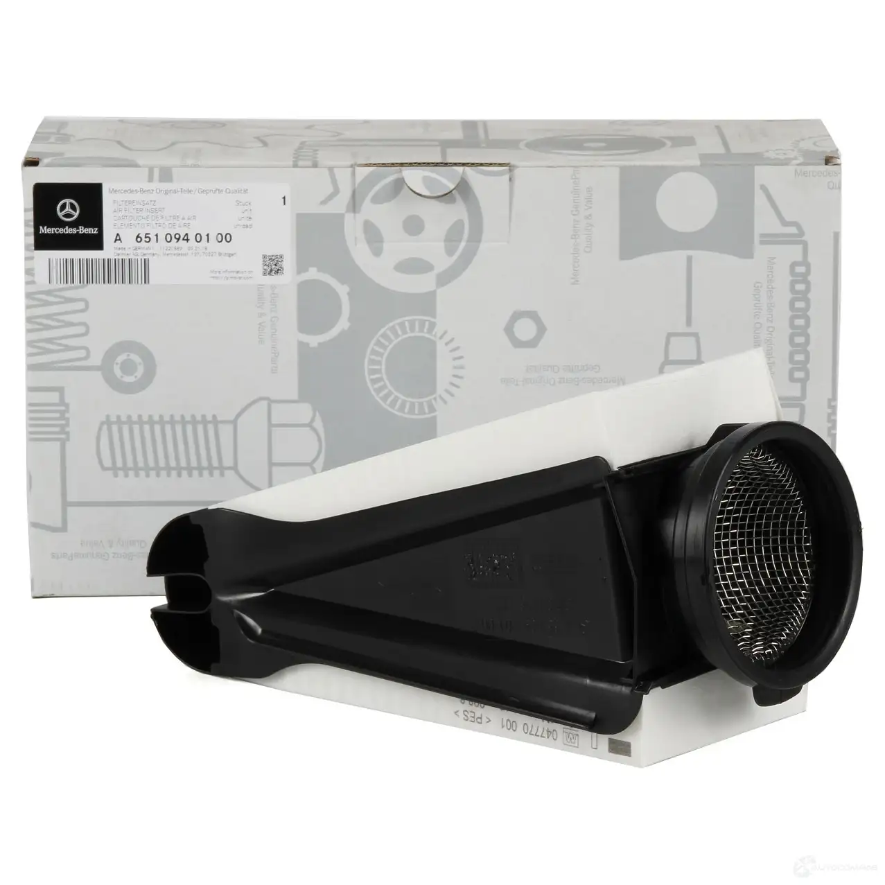 Оригинальный воздушный фильтр W205 X253 C253 220d 163/170/204 л.с. MERCEDES-BENZ A6510940100 OAHZ9 C 27176592 - Изображение 1