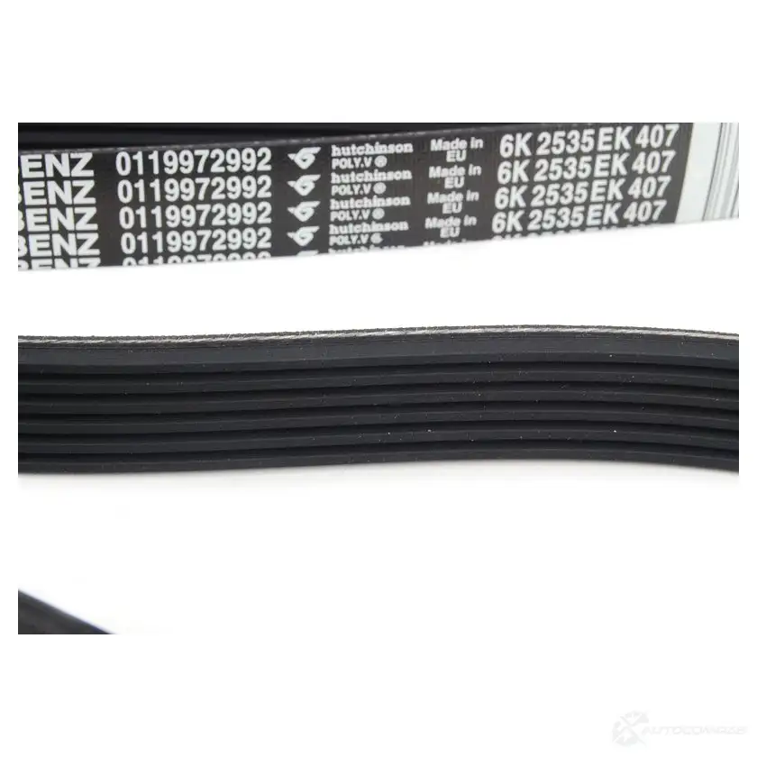 Приводной ремень, поликлиновой MERCEDES-BENZ Y XJG3 A 011 997 29 92 24143882 изображение 2