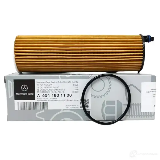 Масляный фильтр MERCEDES-BENZ A 654 180 11 00 24488884 J50S 6BD