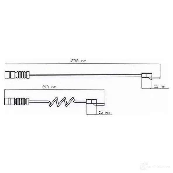 Датчик износа тормозных колодок MERITOR L C9J2HH 68320614 25371150