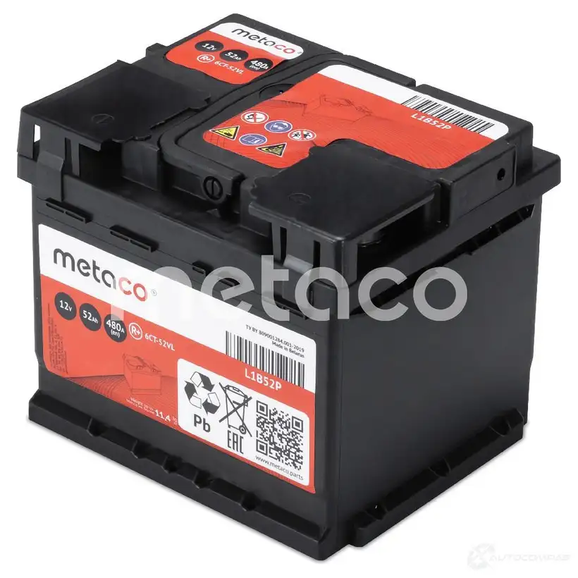 Аккумулятор METACO 1439843737 L1B52P U13P Z изображение 1