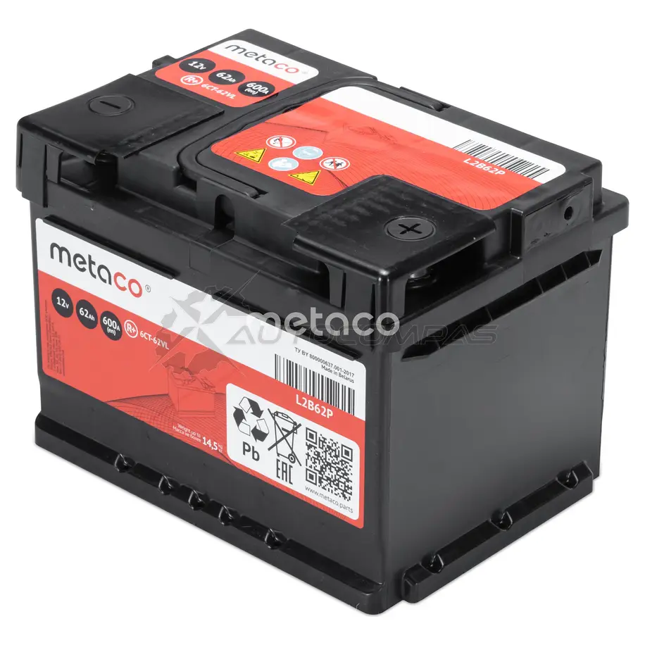 Аккумулятор METACO 1439843743 L2B62P 5UH C9K изображение 1