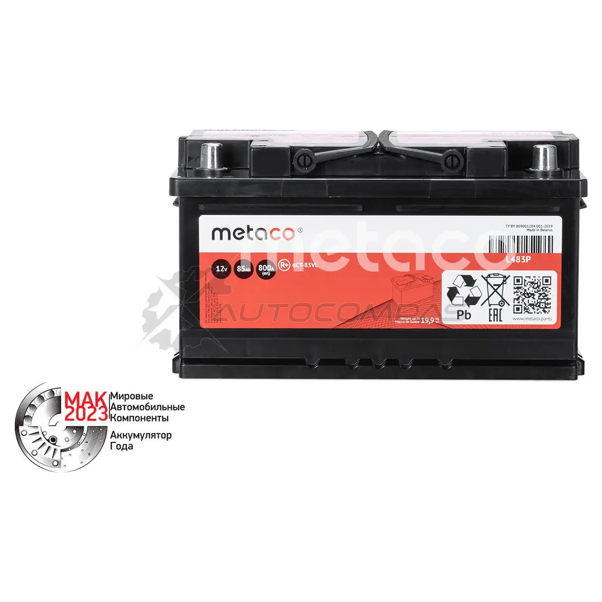 Аккумулятор METACO M5 CHQ L483P 1439843755 - Изображение 1