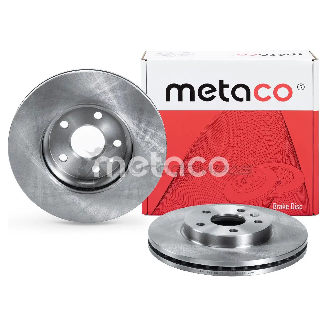 Тормозной диск передний вентилируемый METACO 1439844862 3050-017 FB UEC3P изображение 2