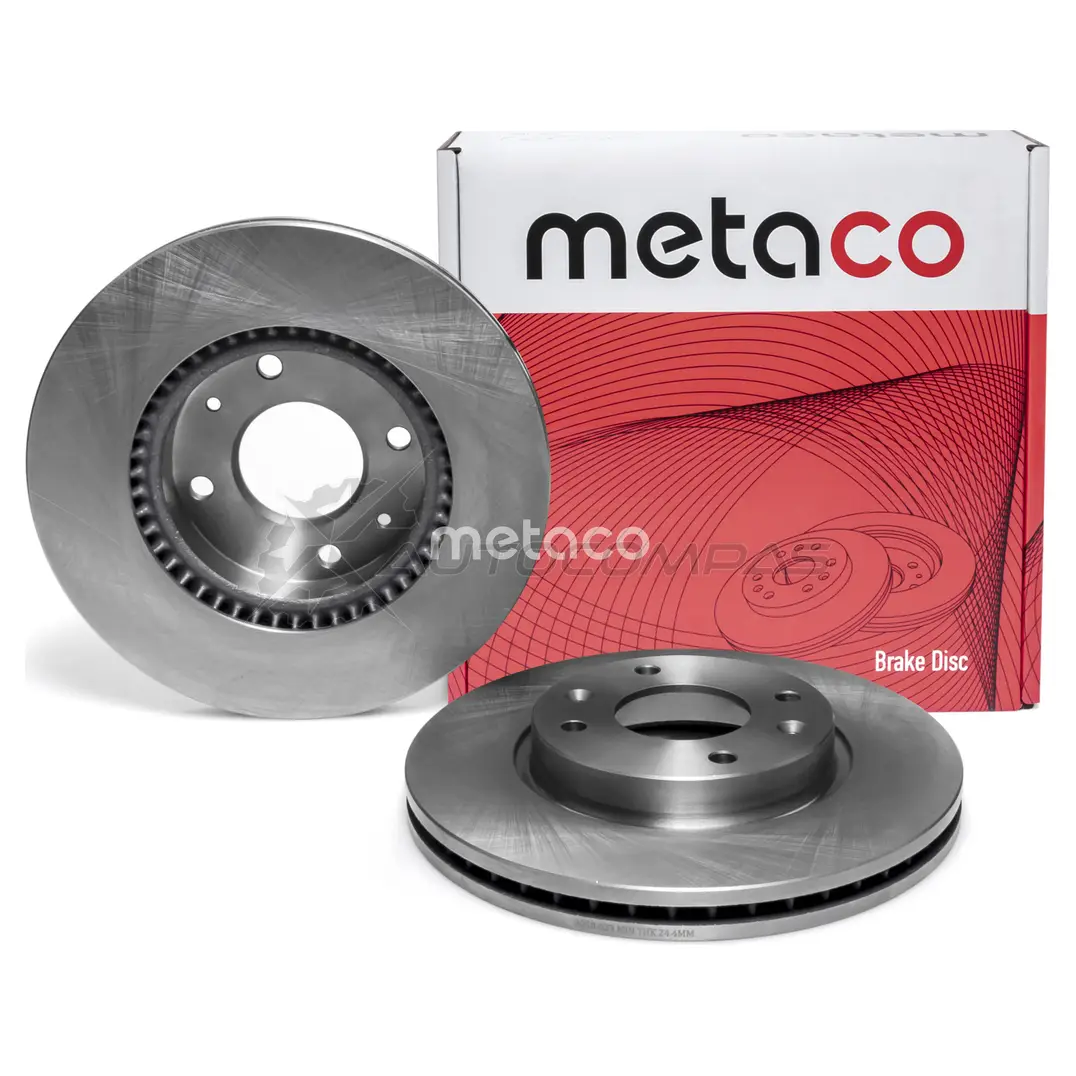 Тормозной диск передний вентилируемый METACO P119 9 1439844879 3050-033 изображение 0
