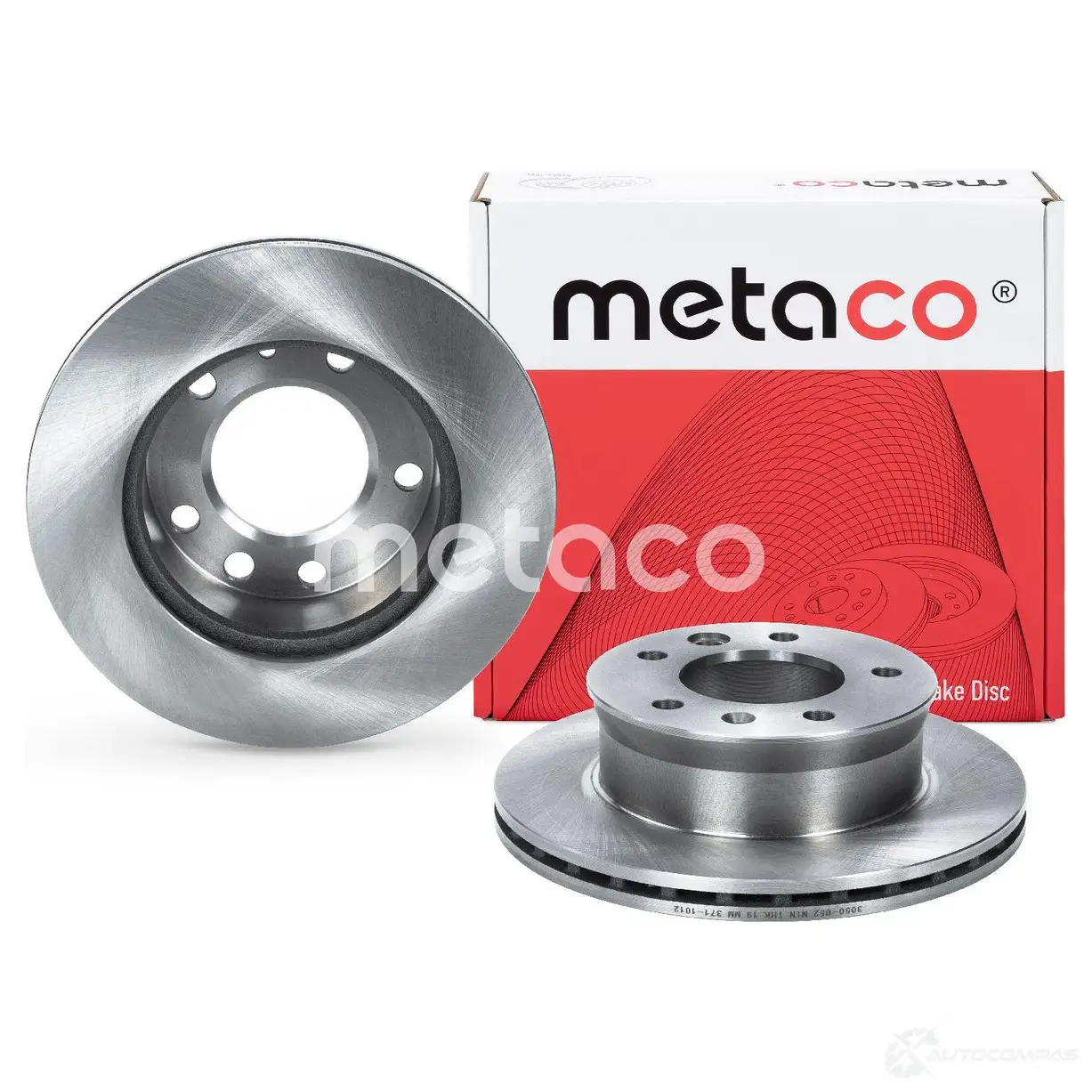 Тормозной диск передний вентилируемый METACO OC BDM 1439844904 3050-052 изображение 2