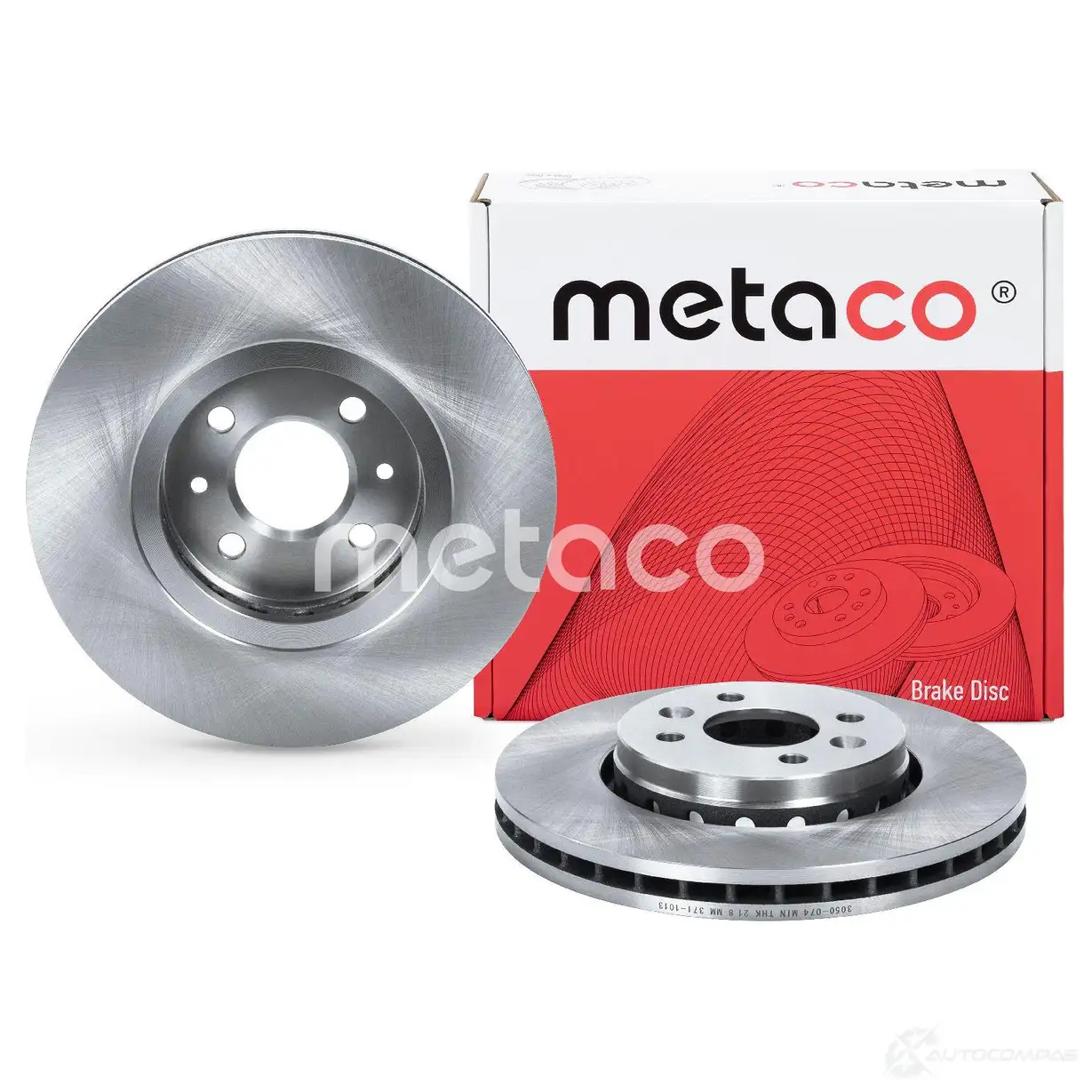 Тормозной диск передний вентилируемый METACO G8VK M 3050-074 1439844929 изображение 2