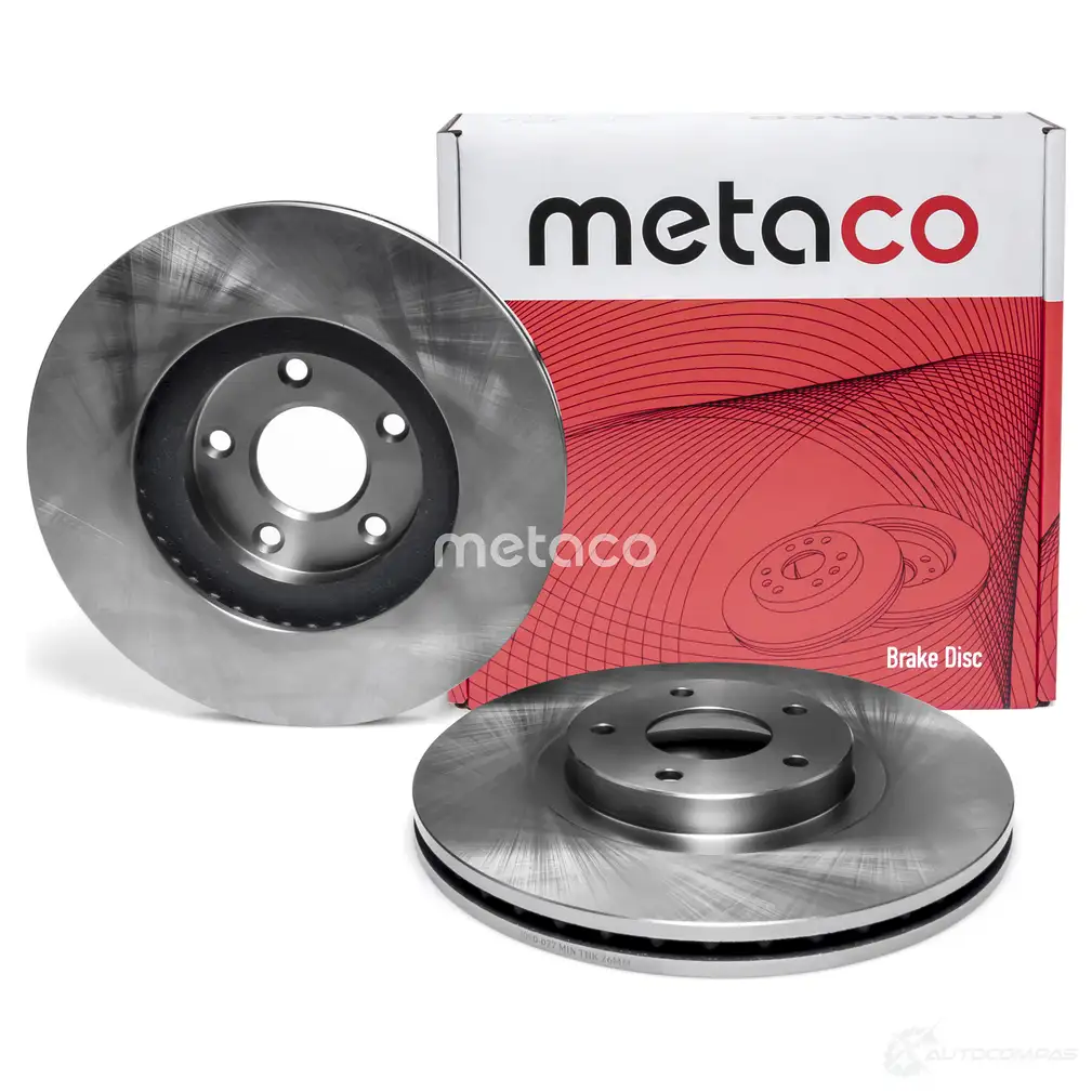 Тормозной диск передний вентилируемый METACO 1439844932 7 IVQTV 3050-077 изображение 0