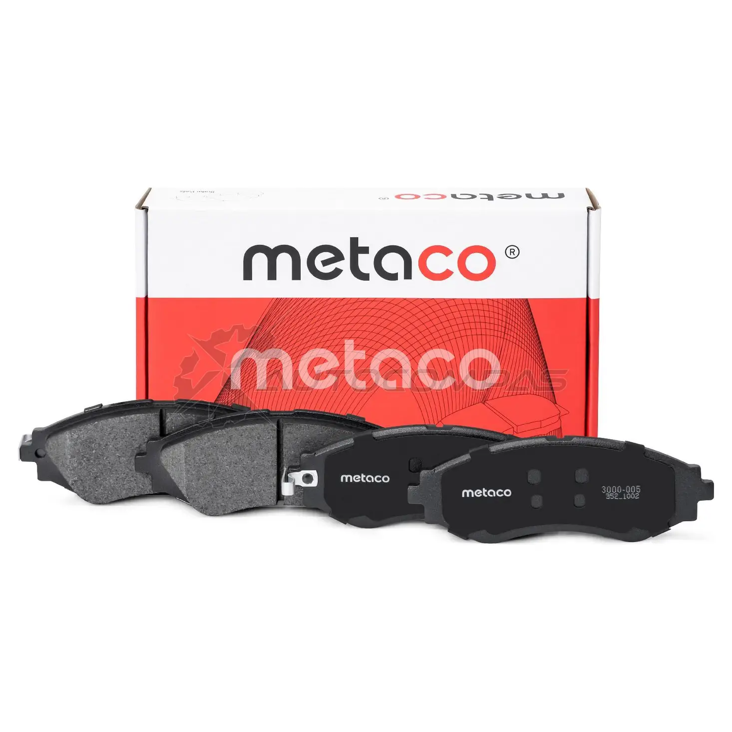 Тормозные колодки передние комплект METACO 3000-005 1439845426 1Z GD4 изображение 0