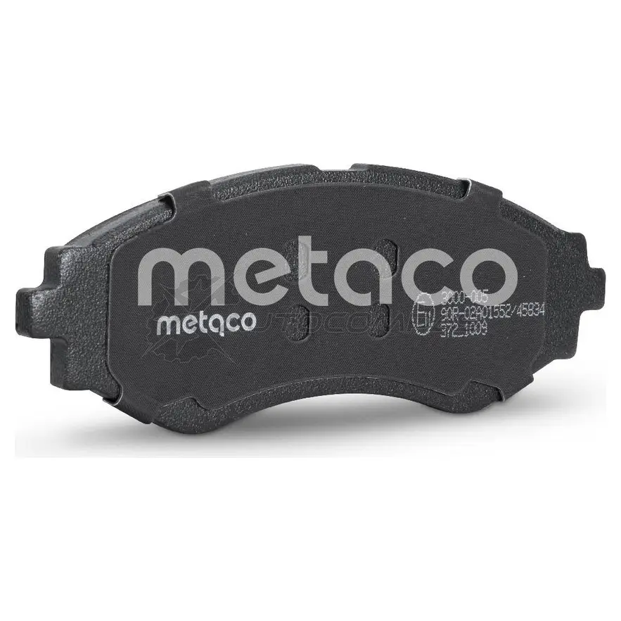 Тормозные колодки передние комплект METACO 3000-005 1439845426 1Z GD4 изображение 2
