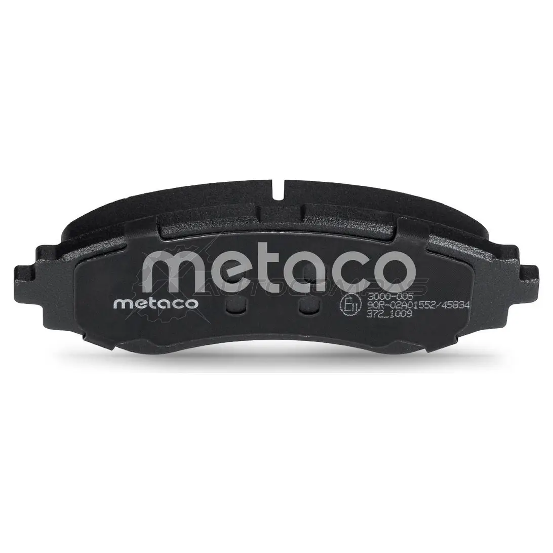 Тормозные колодки передние комплект METACO 3000-005 1439845426 1Z GD4 изображение 4