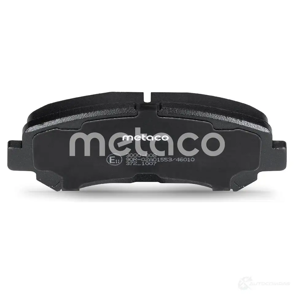 Тормозные колодки передние комплект METACO 3000-008 MJ 52MH 1439845430 изображение 3