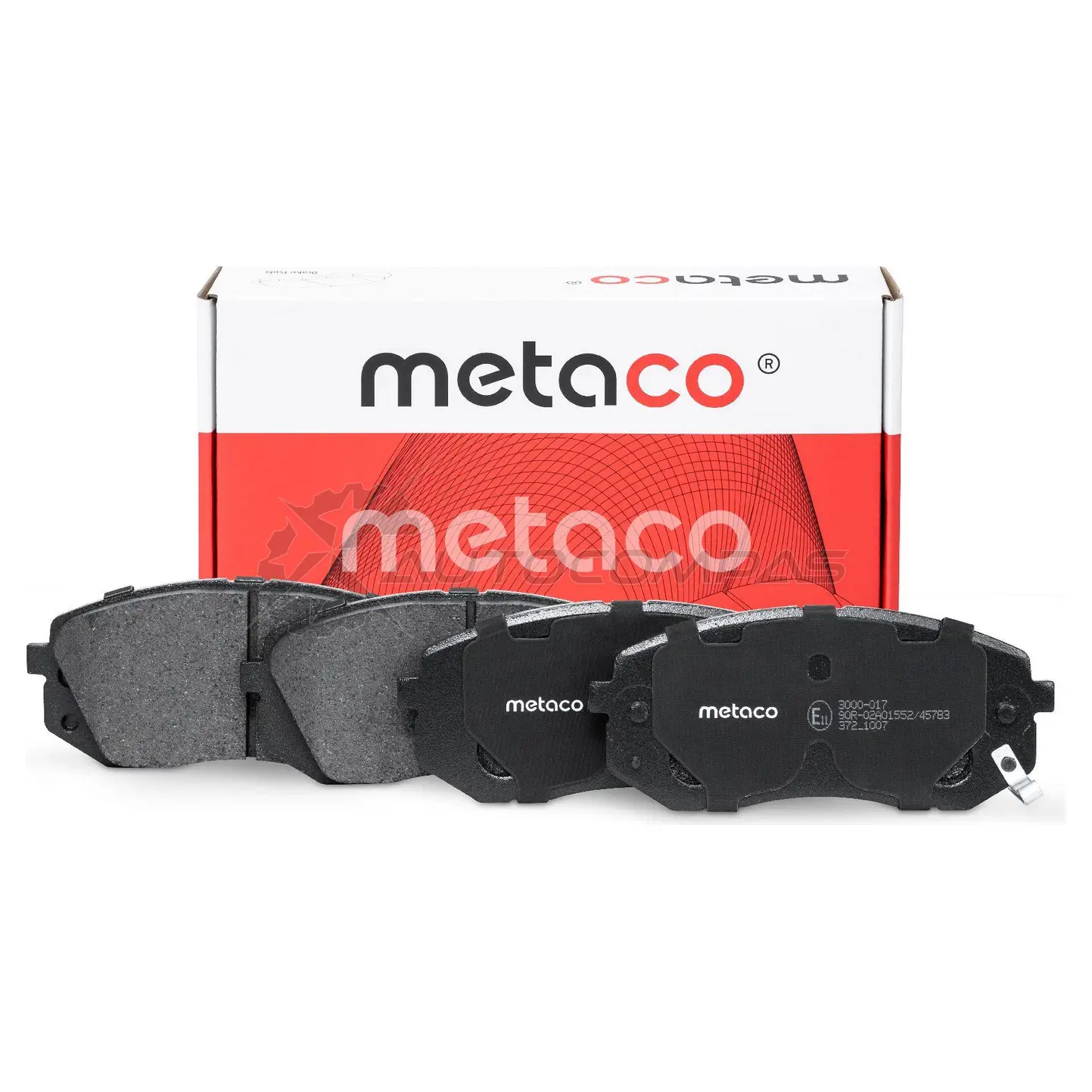 Тормозные колодки передние комплект METACO 1439845445 3000-017 WDB76J T изображение 1