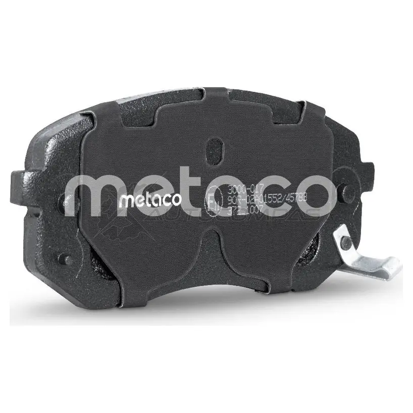 Тормозные колодки передние комплект METACO 1439845445 3000-017 WDB76J T изображение 2