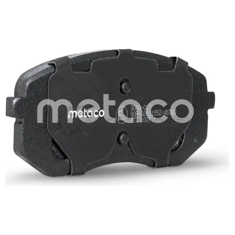 Тормозные колодки передние комплект METACO 1439845445 3000-017 WDB76J T изображение 3