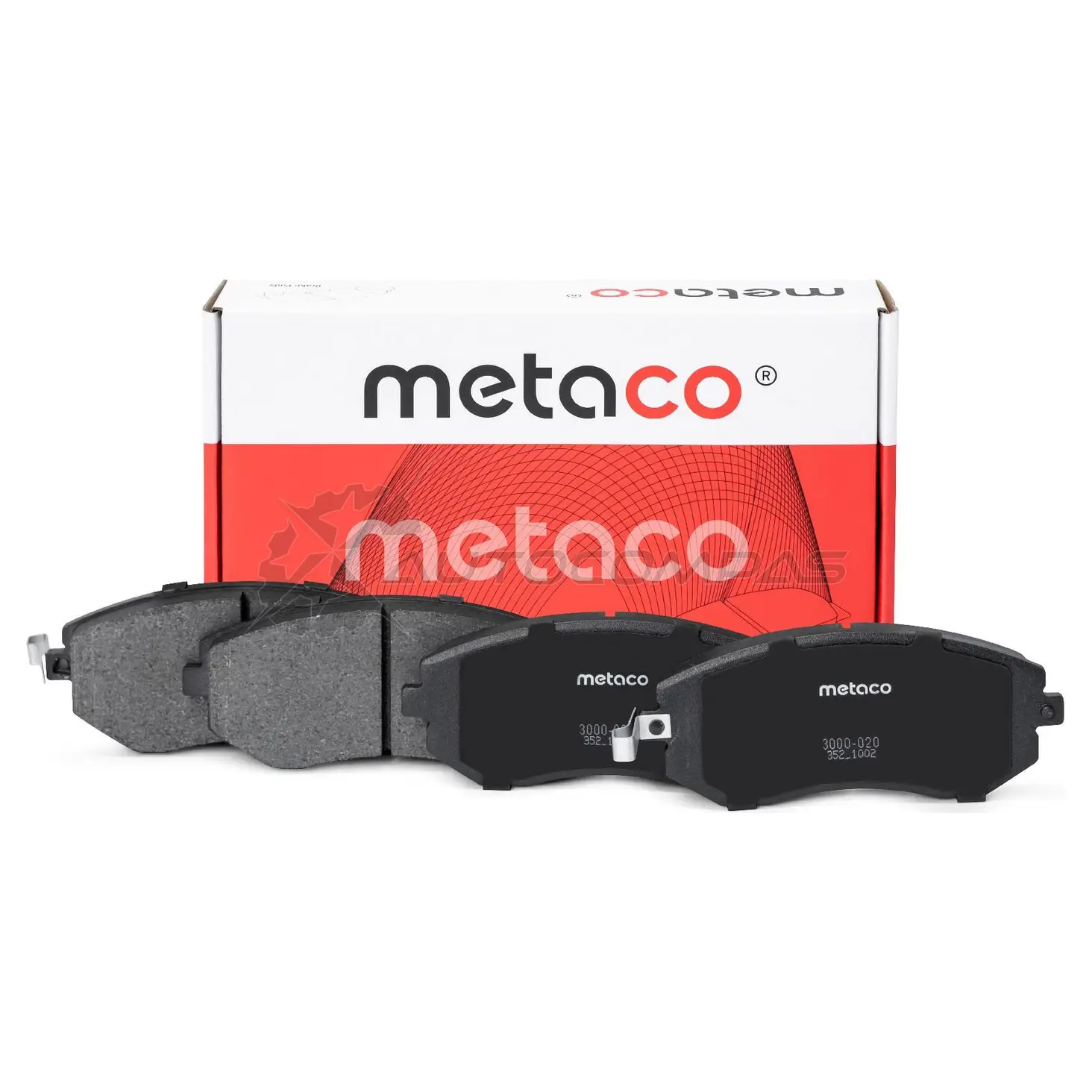 Тормозные колодки передние комплект METACO Q NYRQ 1439845447 3000-020 изображение 0