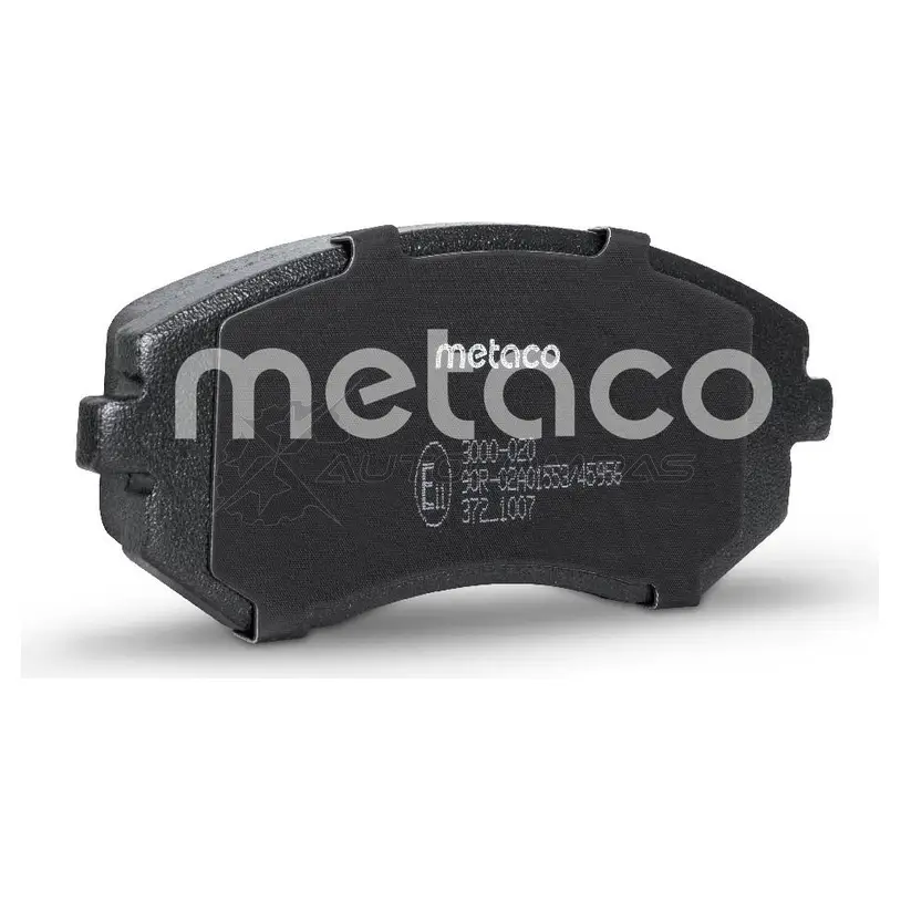 Тормозные колодки передние комплект METACO Q NYRQ 1439845447 3000-020 изображение 3