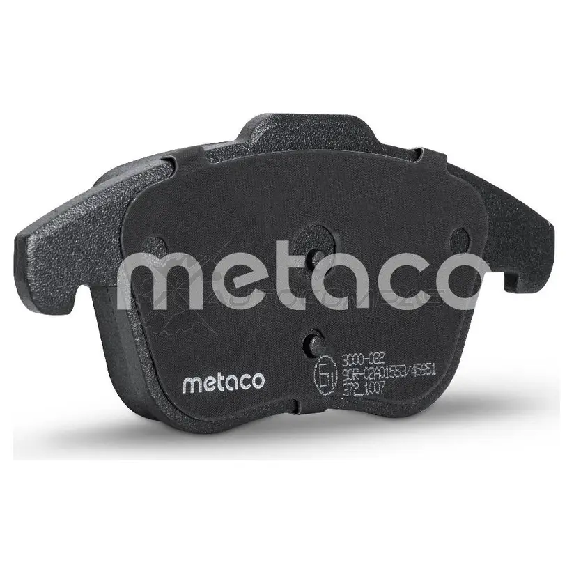 Тормозные колодки передние комплект METACO 1439845450 3000-022 Z E0AL4 изображение 2