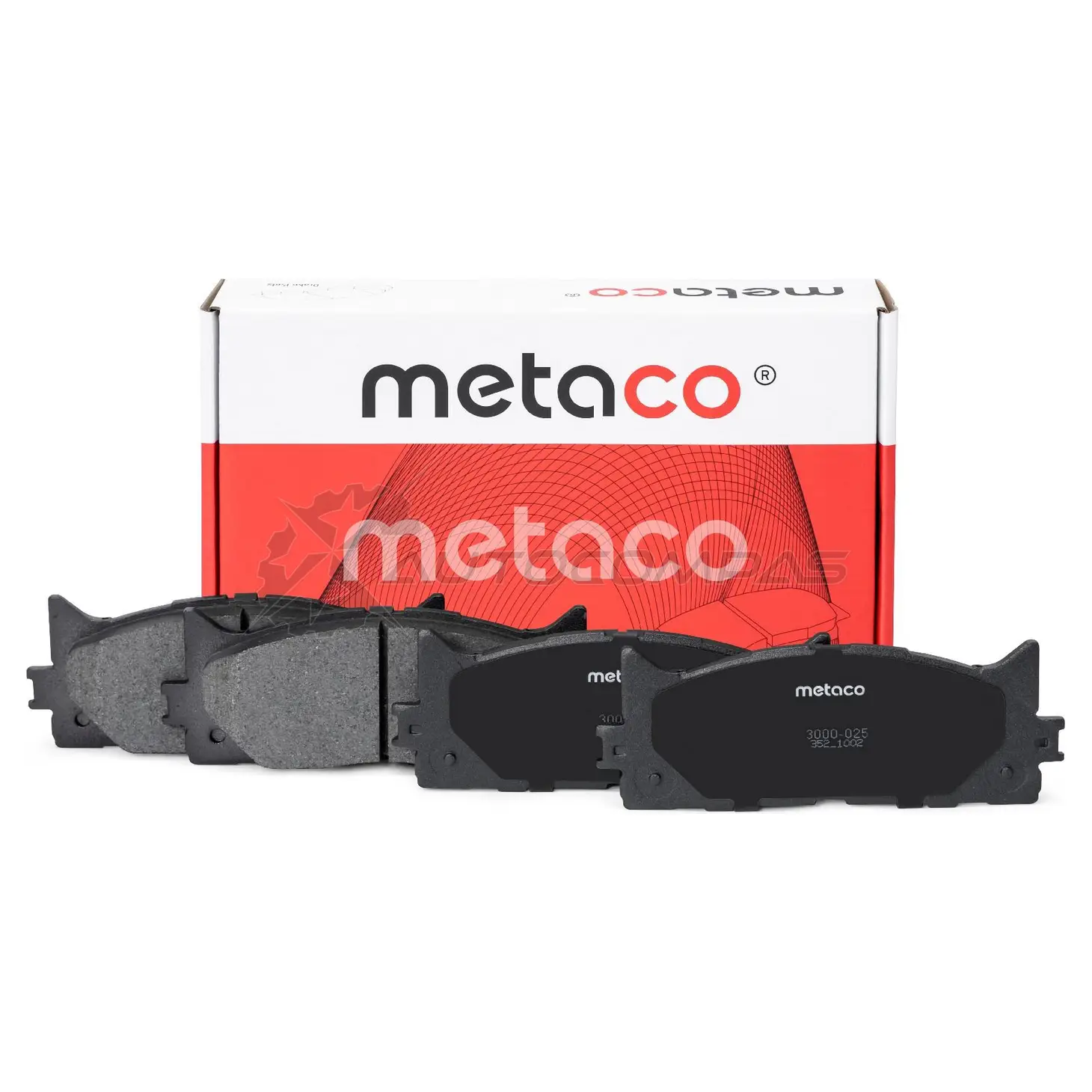 Колодки тормозные передние Комплект METACO 3000-025 1439845453 QTTZ09 M - Изображение 1