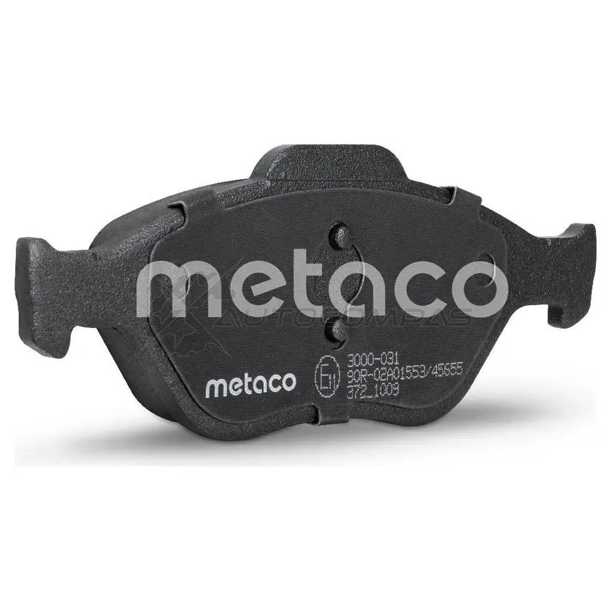 Тормозные колодки передние комплект METACO AJB YBVF 1439845460 3000-031 изображение 2
