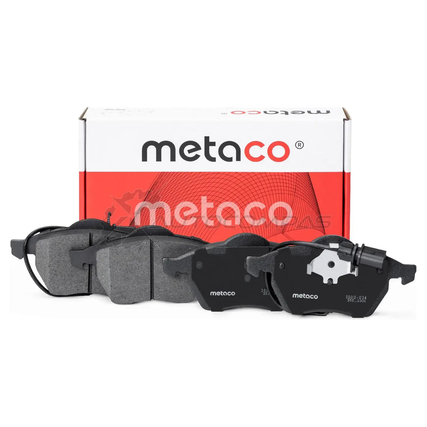 Колодки тормозные передние Комплект METACO 3000-034 VCRY IAU 1439845463 - Изображение 1