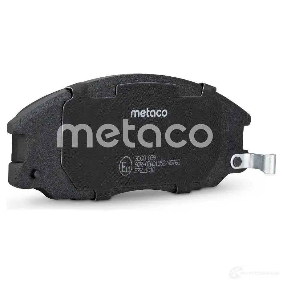 Тормозные колодки передние комплект METACO O 3CCV 3000-039 1439845467 изображение 1