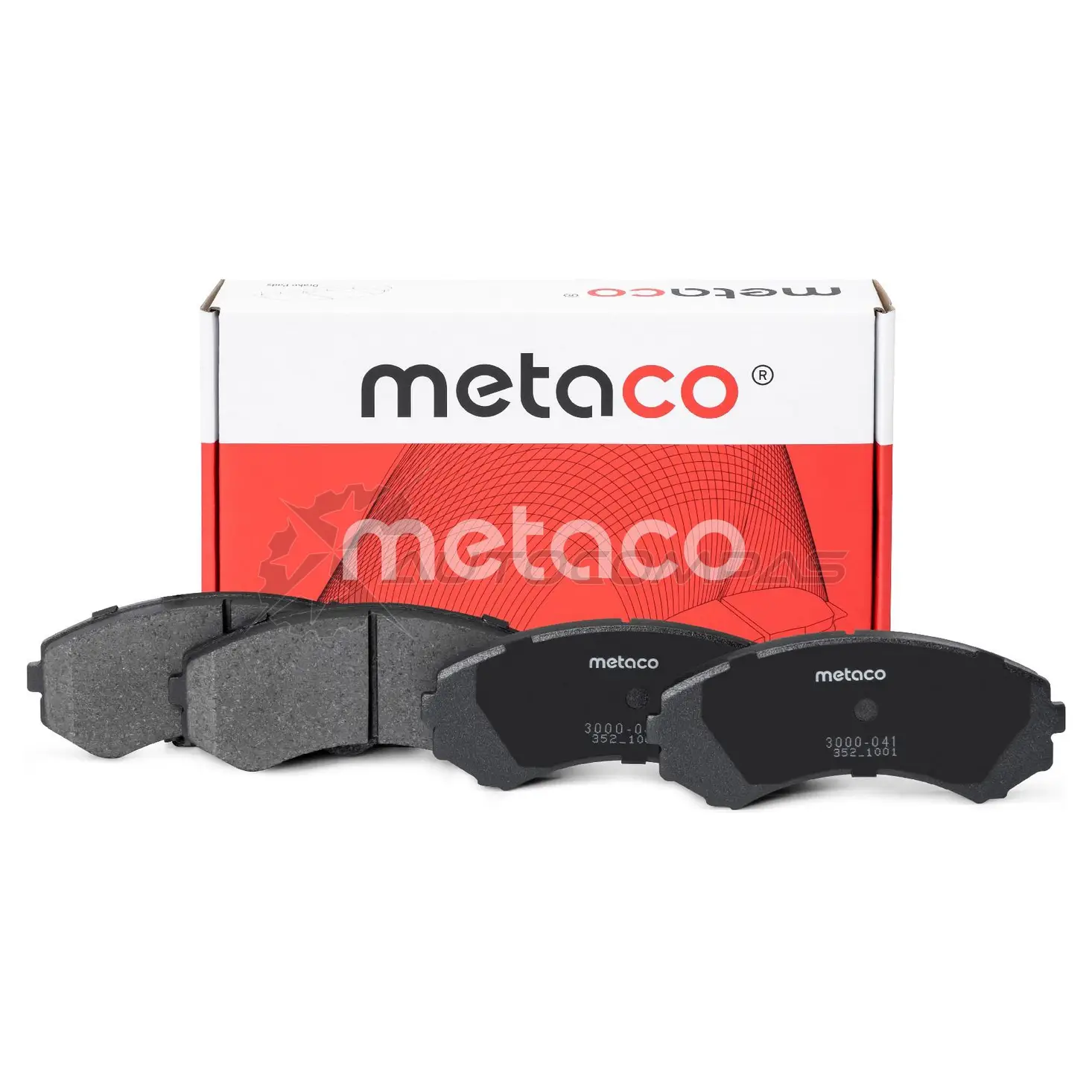 Колодки тормозные передние Комплект METACO 3000-041 0N UVII 1439845469 - Изображение 1