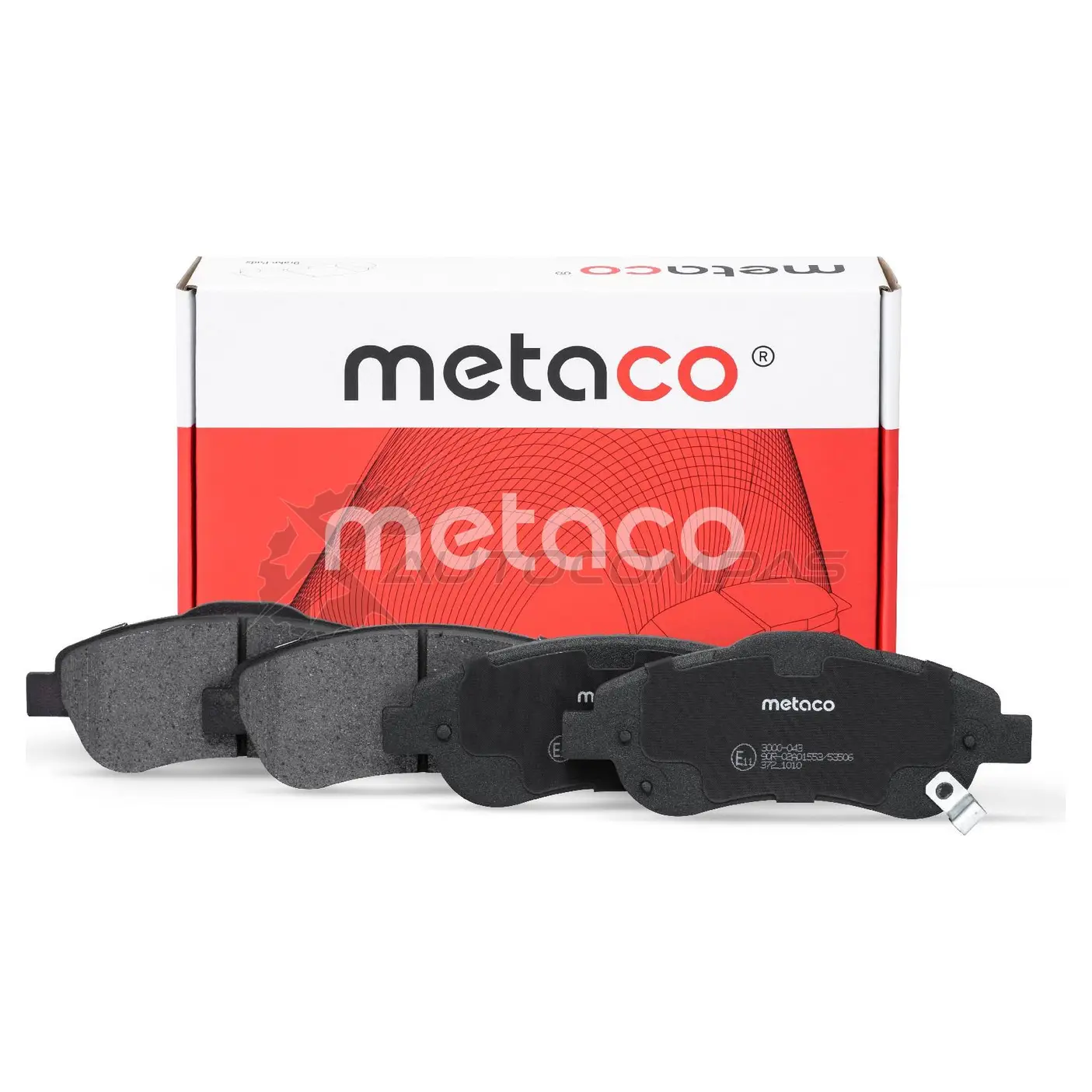 Колодки тормозные передние Комплект METACO 1439845471 3000-043 M85 OQ3 - Изображение 1
