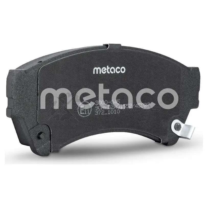 Тормозные колодки передние комплект METACO 1439845472 9ABG OUP 3000-045 изображение 1