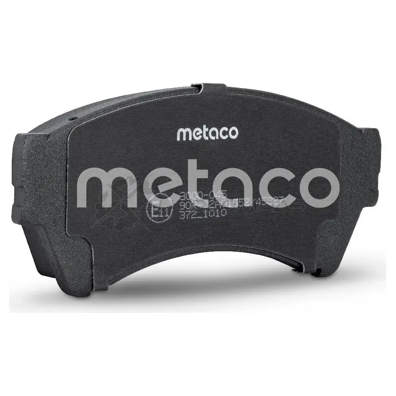 Тормозные колодки передние комплект METACO 1439845472 9ABG OUP 3000-045 изображение 2