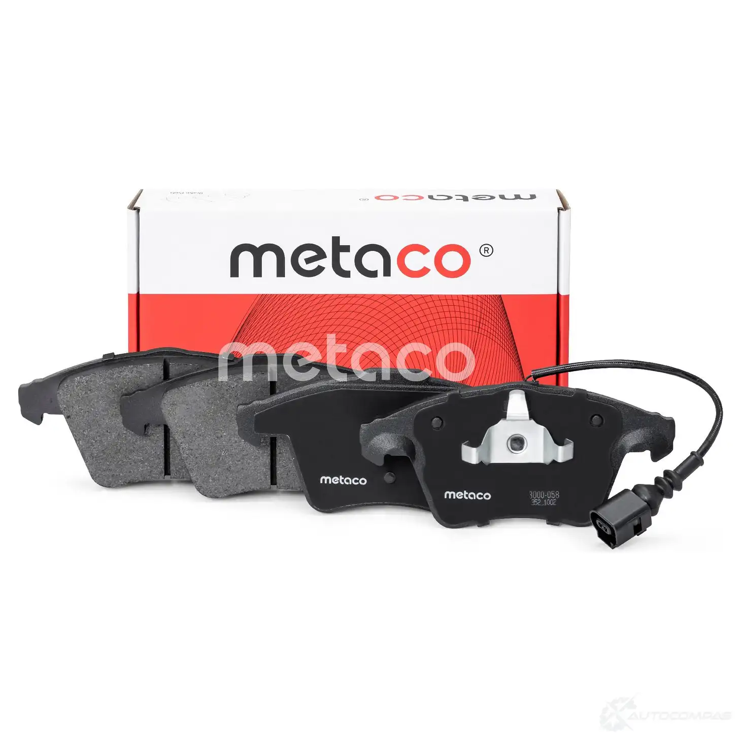 Тормозные колодки передние комплект METACO 3000-058 1439845489 MV5B 375 - Изображение 1