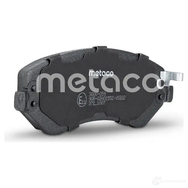 Тормозные колодки передние комплект METACO W YARP 3000-059 1439845490 изображение 1