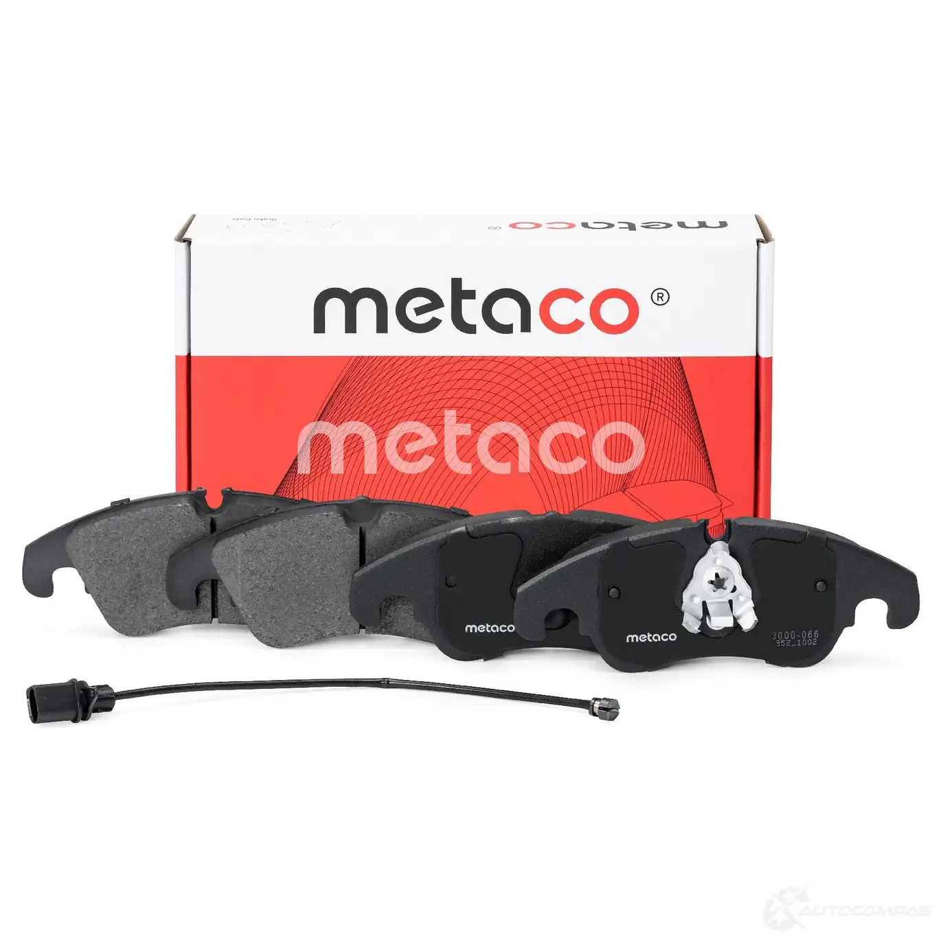 Тормозные колодки передние комплект METACO 3000-066 HB J8E 1439845500 изображение 0