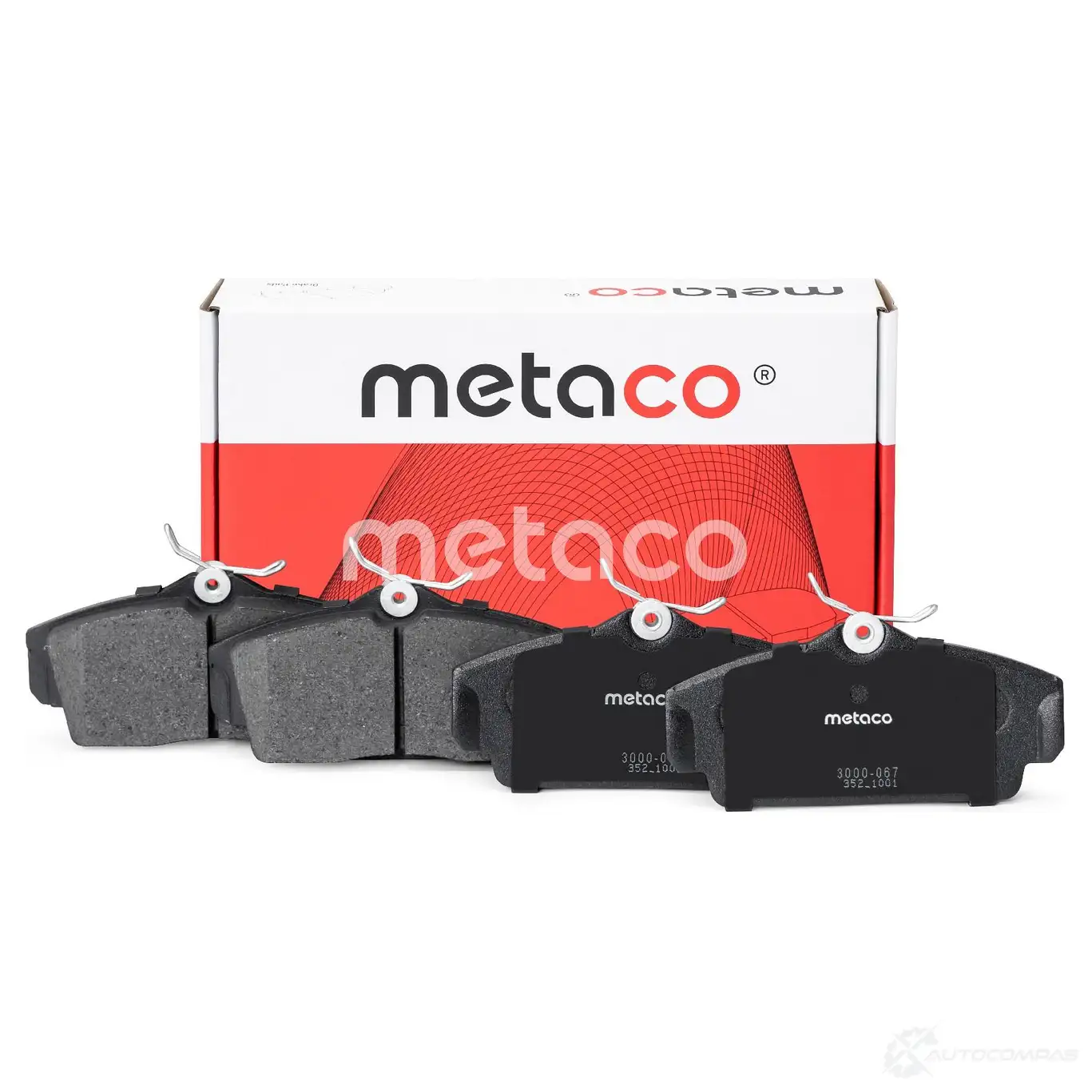 Тормозные колодки передние комплект METACO 3000-067 JX309 W7 1223098834 изображение 0