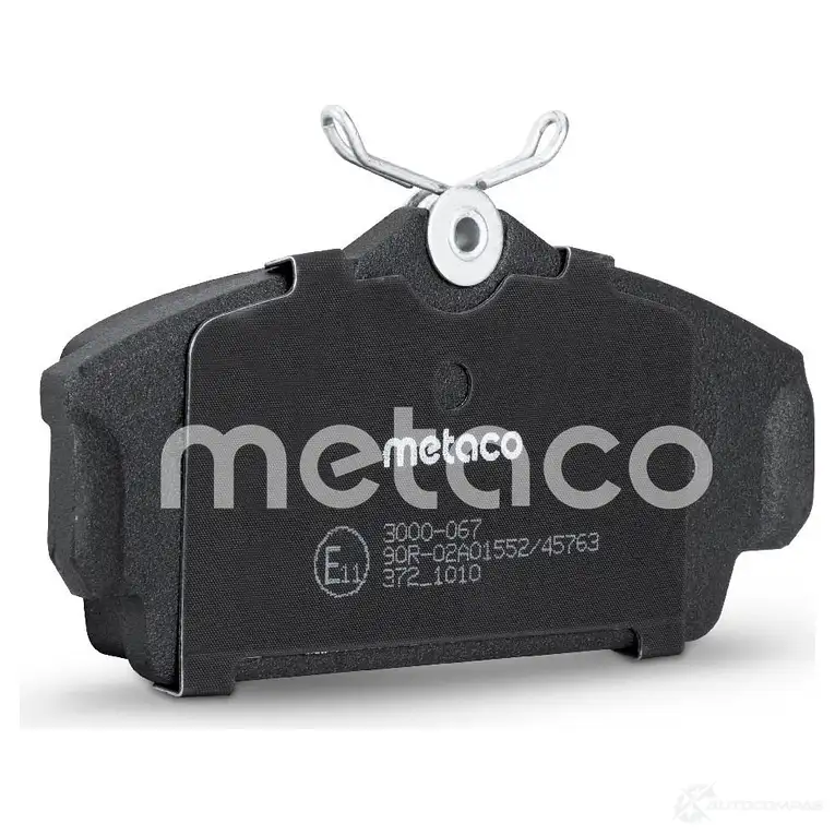 Тормозные колодки передние комплект METACO 3000-067 JX309 W7 1223098834 изображение 1