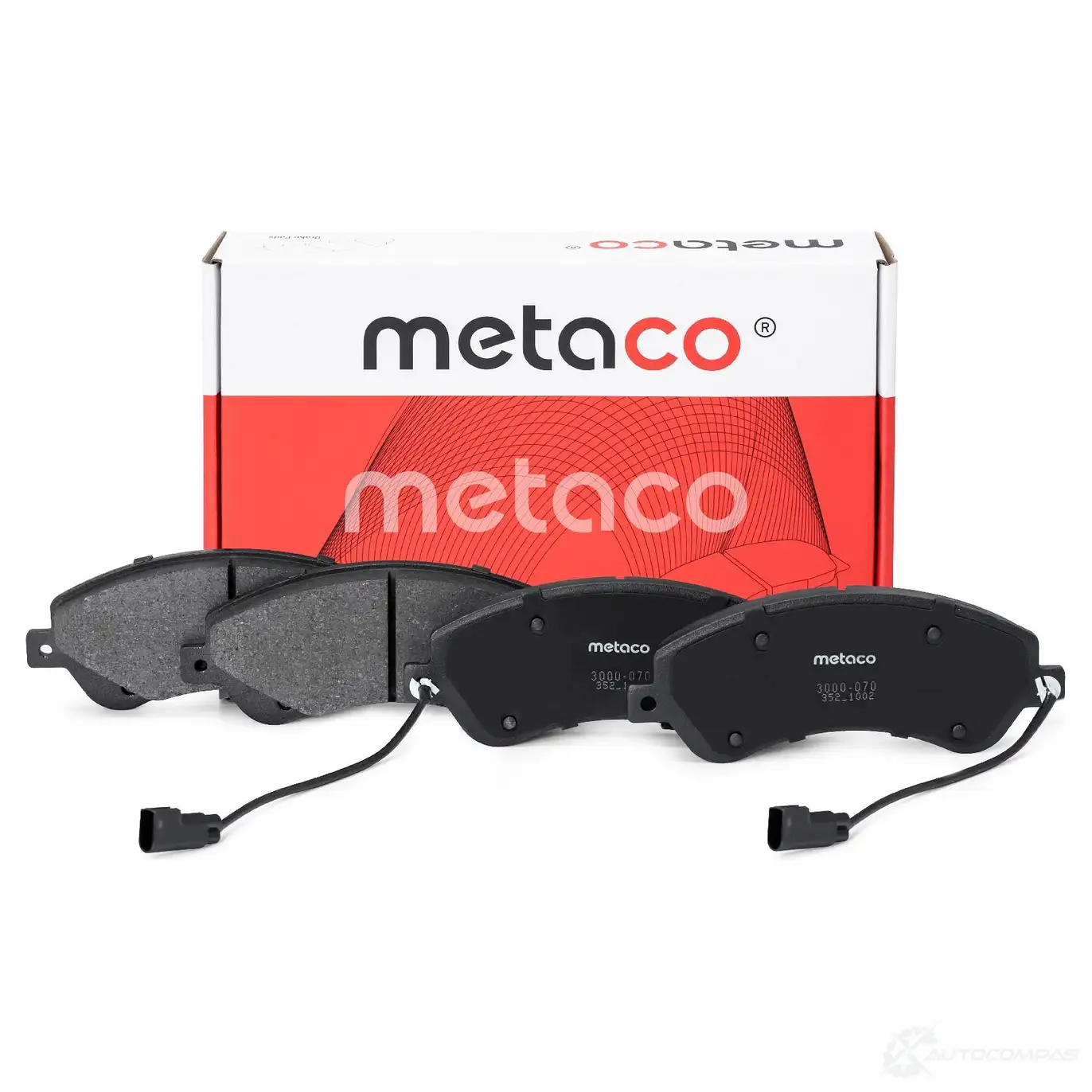 Тормозные колодки передние комплект METACO FOOOY 9 3000-070 1439845504 - Изображение 1