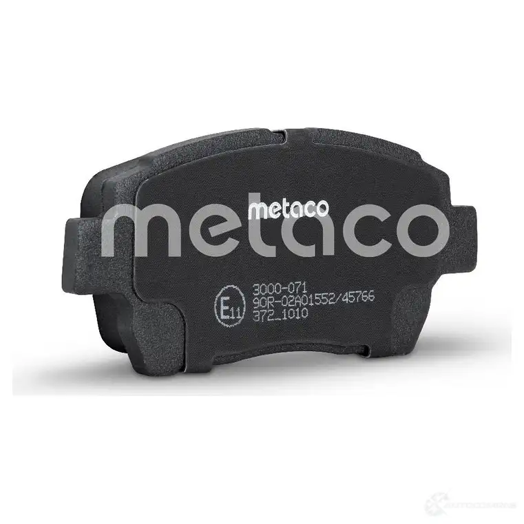Тормозные колодки передние комплект METACO 1439845505 3000-071 5OCLQ C изображение 2